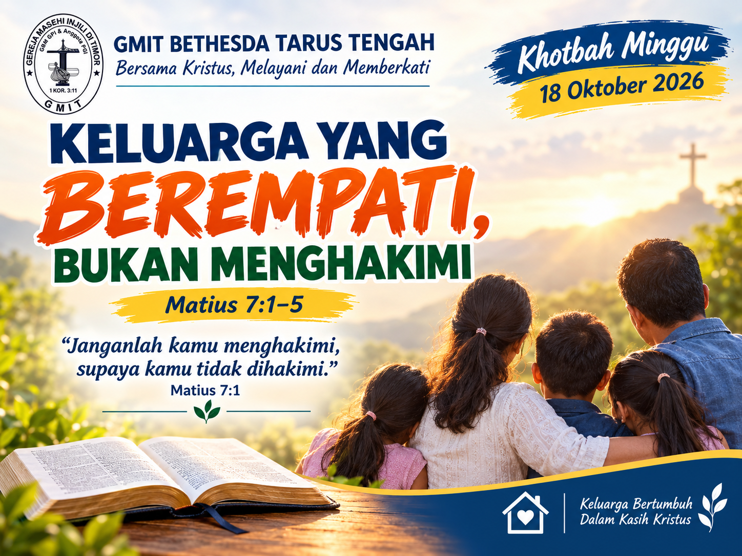 Keluarga Berempati, Bukan Menghakimi